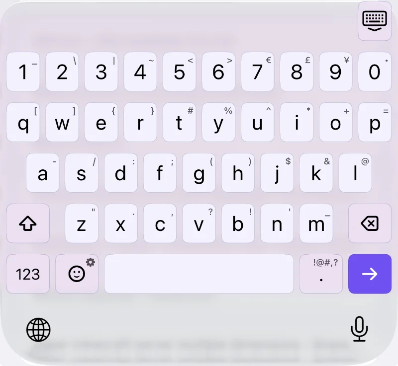 Ume light theme preview for mochiKey